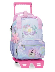 MOCHILA ADAP. 28CM. C/CARRO. ENSO NEW VIBES